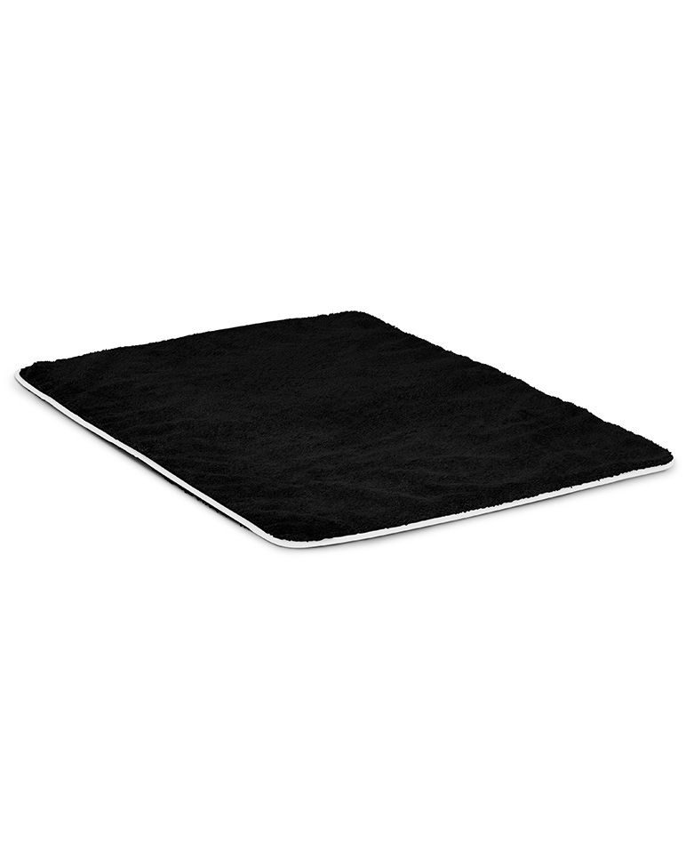 Tapis de bain | Noir Liseré Blanc