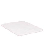 Bath Mat | White Nymph Pink Trim