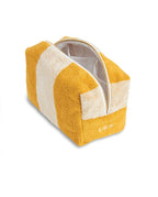 Trousse de toilette éponge | Jaune Gold / Crème