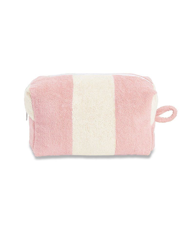 Trousse de toilette éponge | Rose Nymphe / Crème
