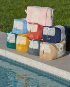 Sponge toiletry bag | Rust / Cream
