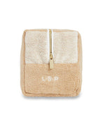 Terry Toiletries Bag | Sand / Cream