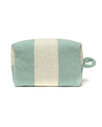 Trousse de toilette éponge | Vert d'eau / Crème
